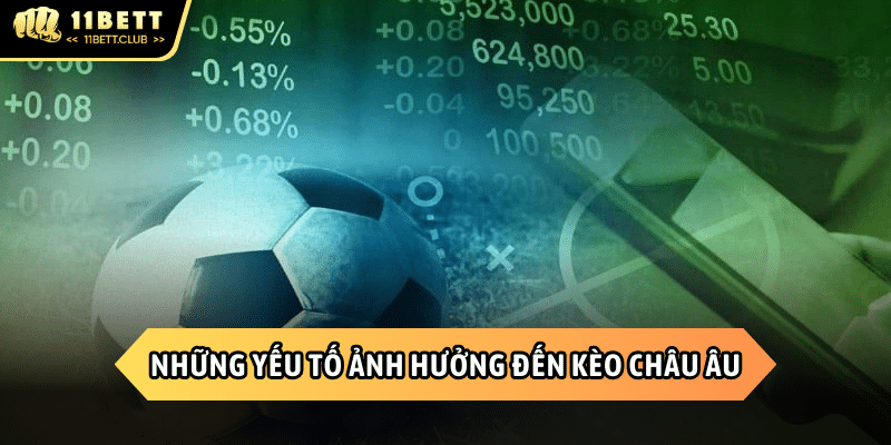 Kèo châu Âu và những yếu tố ảnh hưởng
